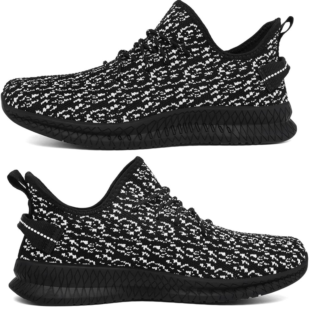 🖤SOLD ONⓂ️🖤VNANV Men’s Black & White Athletic Slip-On Shoes Casual Athleisure - Picture 4 of 13